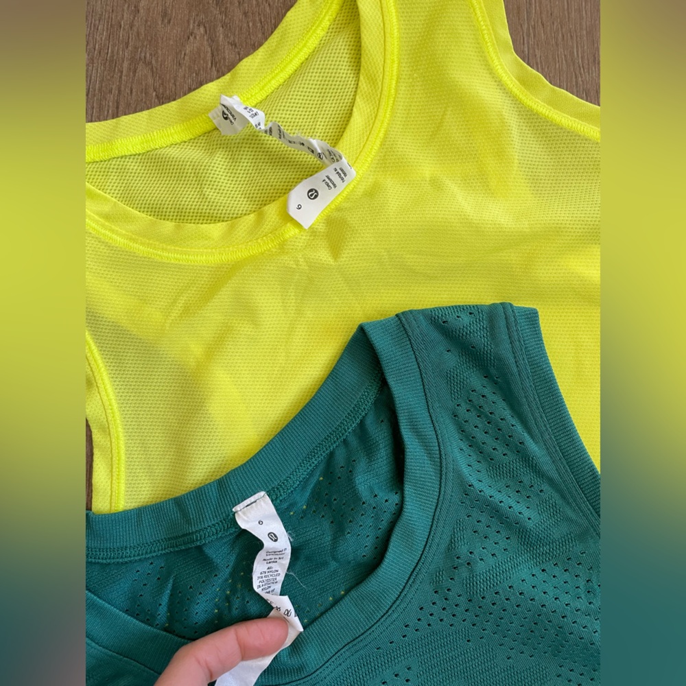 lululemon run tanks SOLD